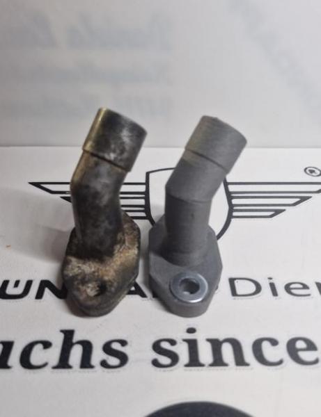 Zündapp Ansaugstutzen für ZR 10 / 20 / ZB 22 ZD 10 Mofa mit 10er Bing Vergaser ET : 250-04.102